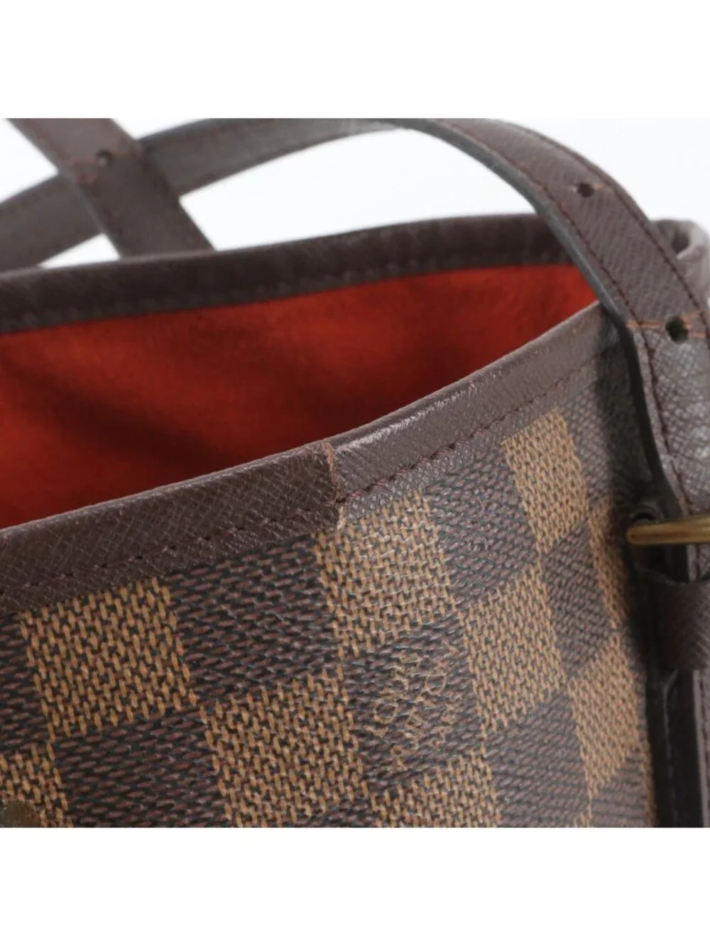 Louis Vuitton Damier Marais Leather Shoulder Bag Tote Hand